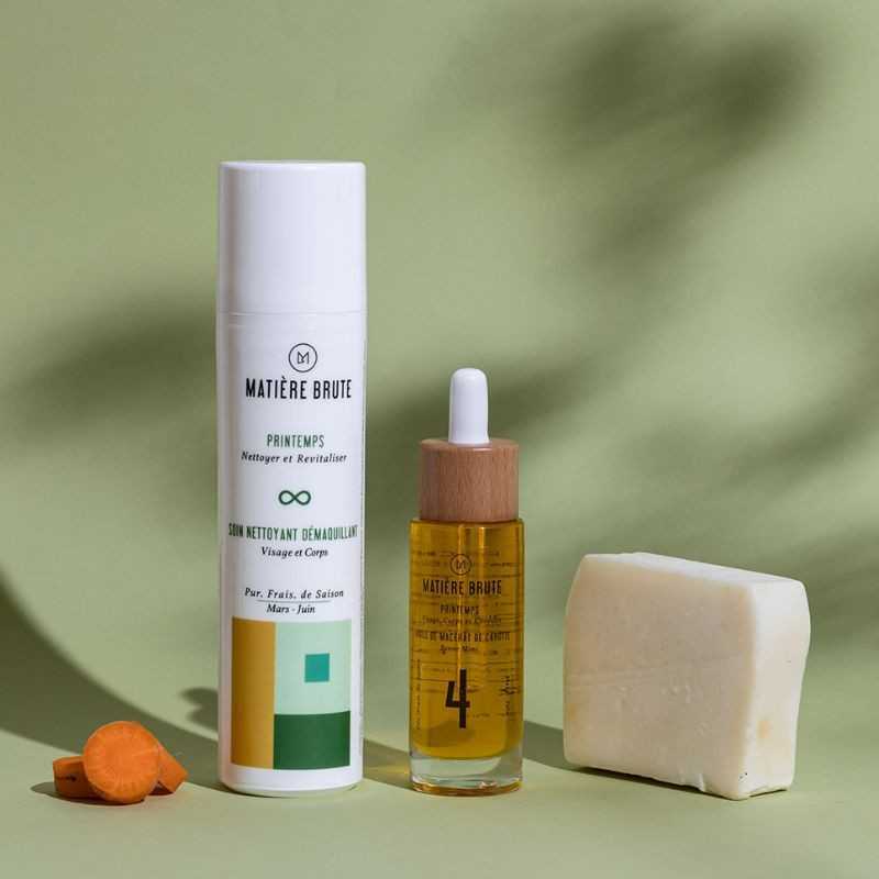 Coffret Soin Visage Bio Peau Sèche - Cure de Printemps