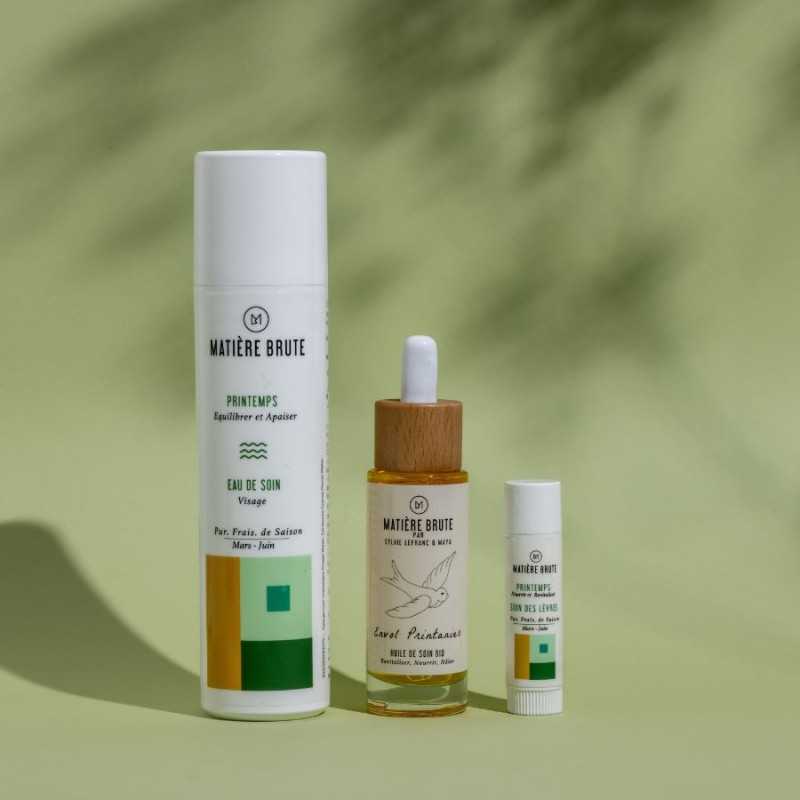 Coffret Soin Bio Yoga du Visage par Sylvie Lefranc - Cure de Printemps - Matière Brute Lab Coffret Soin Bio Yoga du Visage par Sylvie Lefranc - Cure de Printemps - Matière Brute Lab