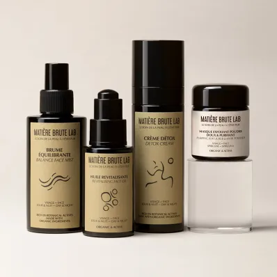 Rituel Pureté : Crème Détox, Brume Equilibrante, Huile Revitalisant, Masque Exfoliant Eclat Rituel Pureté : Crème Détox, Brume Equilibrante, Huile Revitalisant, Masque Exfoliant Eclat