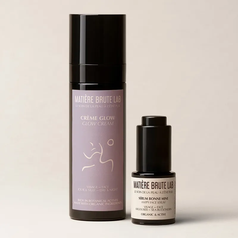 Crème Glow, Sérum Bonne Mine : votre coup d'éclat | Matière Brute Lab