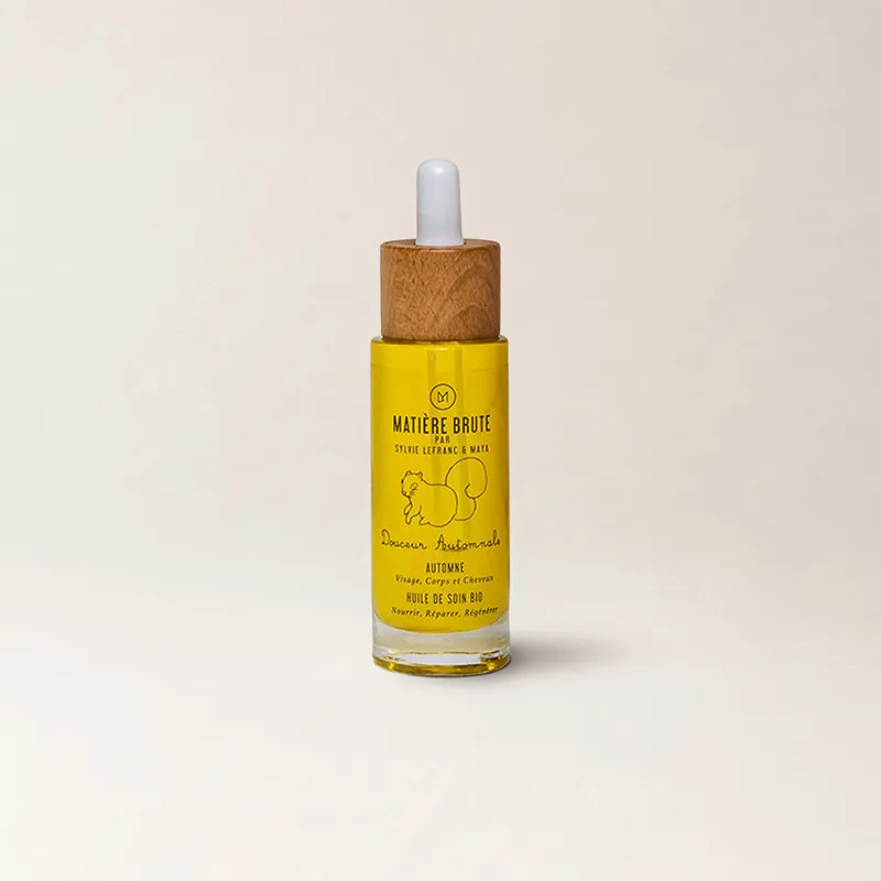 Huile Bio Yoga du Visage par Sylvie Lefranc & Maya | Matière Brute Lab