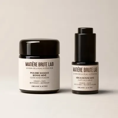 Duo Eclat Bonne Mine Immédiat - Sérum Bonne Mine Bio à l'Argousier et Masque Bonne Mine Bio à la Betterave