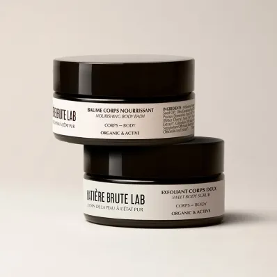 Duo Soin Corps Cocooning - Baume corps nourrissant et exfoliant Corps Doux Matière