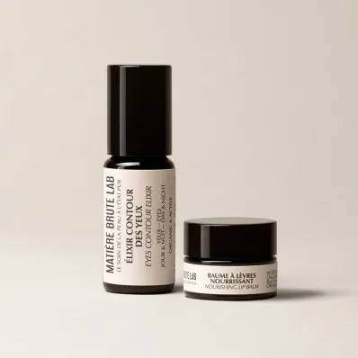 Soins Regard et Lèvres sublimés - Elixir Contour des Yeux Bio et Baume à Lèvres Bio