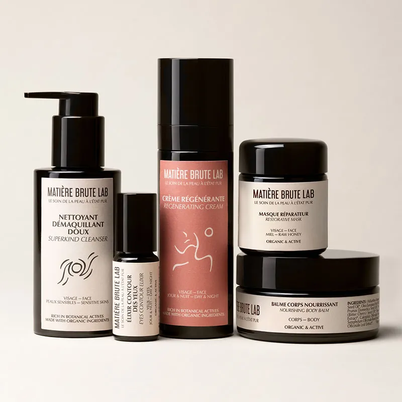 Rituel Renaissance : Démaquillant, Roll On, Crème Régénérante, Masque Réparateur, Baume Corps