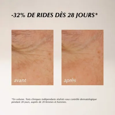 Cr&egrave;me visage Glow - Cliniquement prouv&eacute;e - r&eacute;duit les rides de 32% en volume