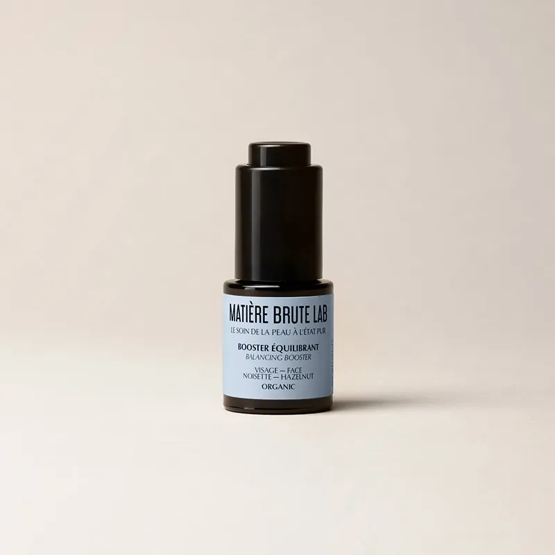 Booster Équilibrant - Huile visage de Noisette Bio - Purifie, détoxifie la peau, régule le sébum, resserre les pores.