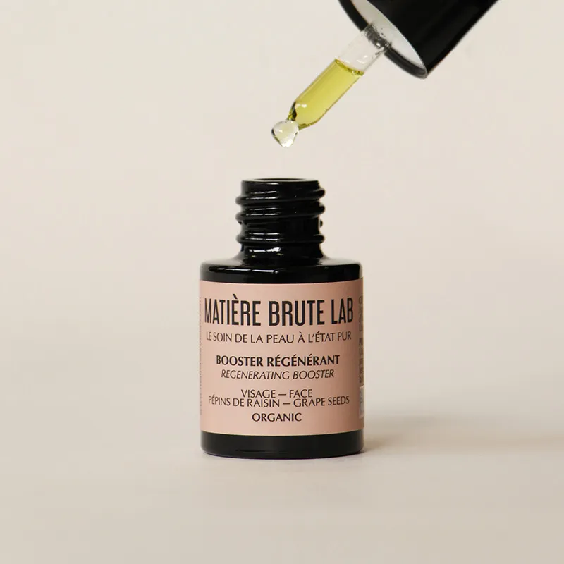 Booster Régénérant - Huile pépins de Raisin Bio - Rides, ridules, peaux matures.