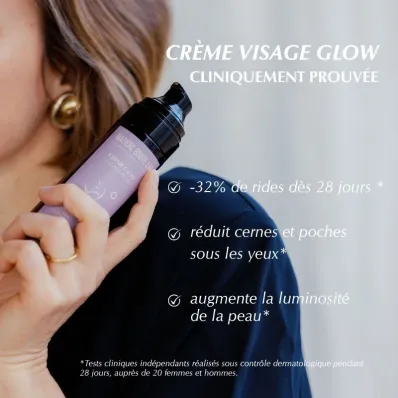 Crème Glow – Teint Éclat et vitalité pour la peau | Matière Brute Lab