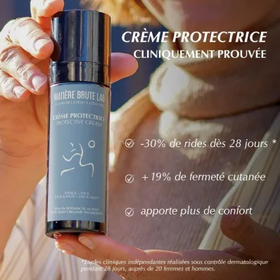 Crème Visage Protectrice, Fermeté & Rides | Matière Brute Lab