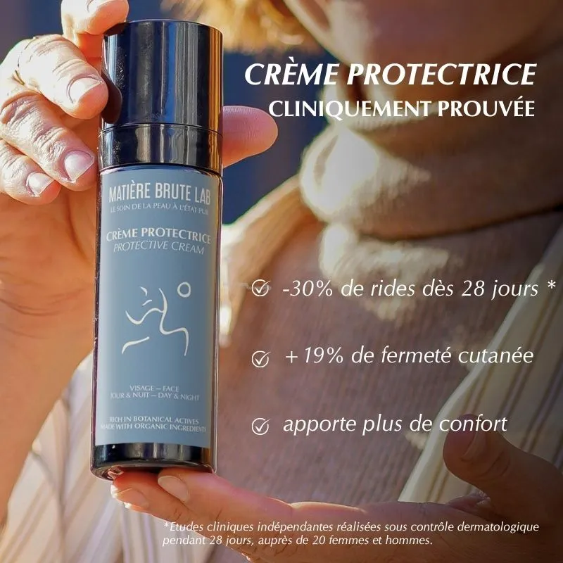 Crème Visage Protectrice, Fermeté & Rides | Matière Brute Lab