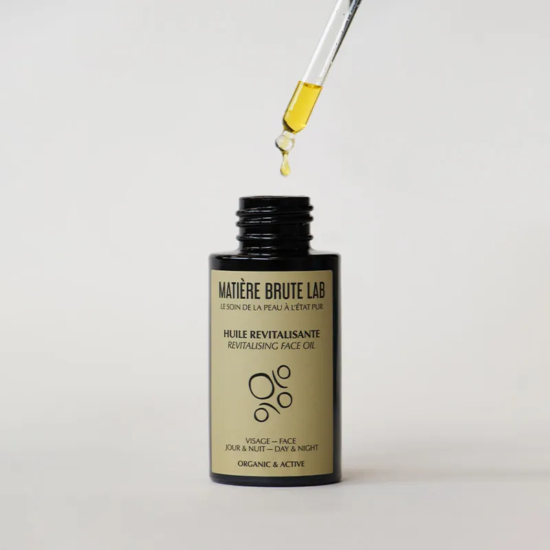 Huile Revitalisante Bio – Teint lumineux et unifié | Matière Brute Lab