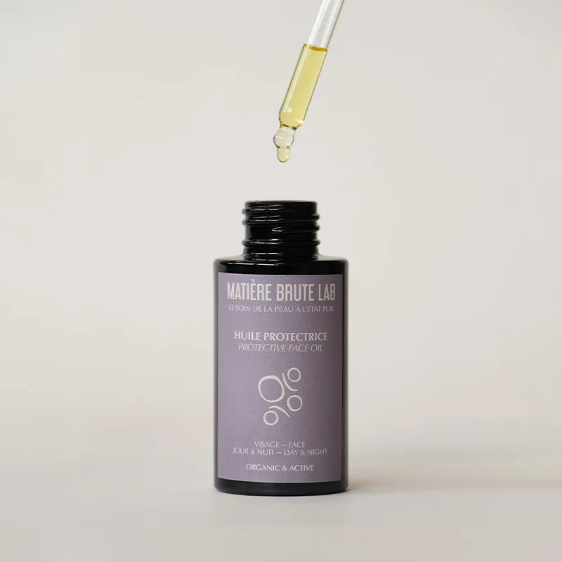 Huile Protectrice Bio – Soin Confort & Douceur | Matière Brute Lab
