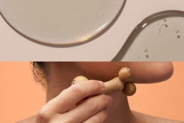 Diptyque du lifestyle du boulado et un zoom brut sur de l'huile