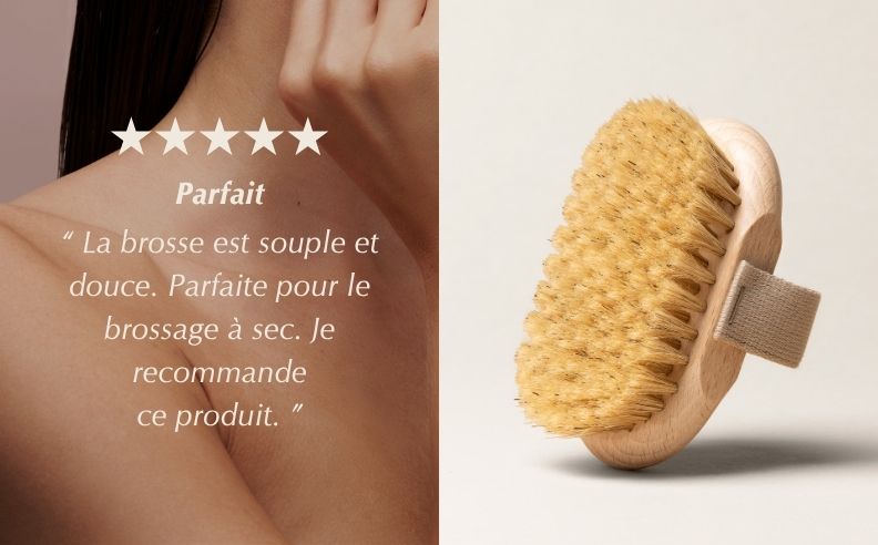 Diptyque de la brosse corps Andrée Jardin et un avis