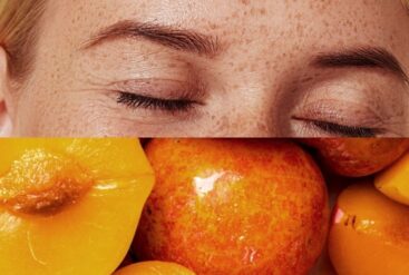 Un diptyque entre un visage et des mirabelles