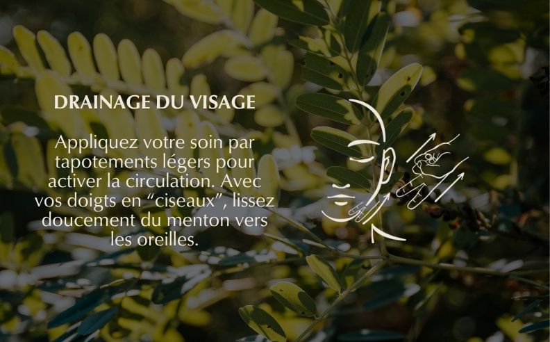 L'exercice yoga drainage du visage