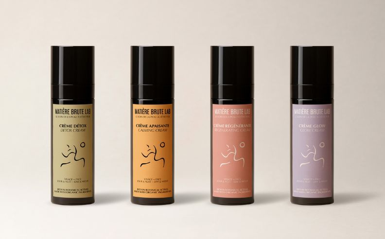 Les crèmes de Matière Brute Lab