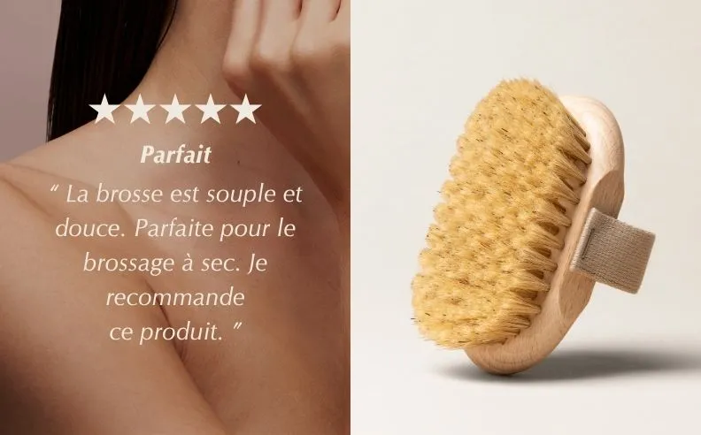 Diptyque de la brosse corps Andrée Jardin et un avis