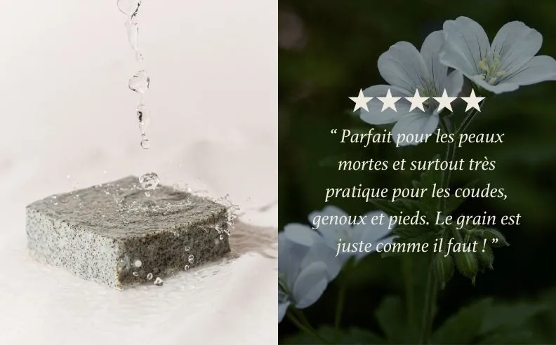 Un diptyque du savon exfoliant et un avis