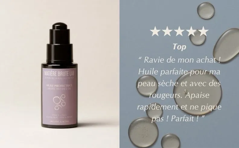 Diptyque de l'huile protectrice et un avis