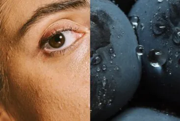 Diptyque d'un regard et d'un zoom brut sur du raisin
