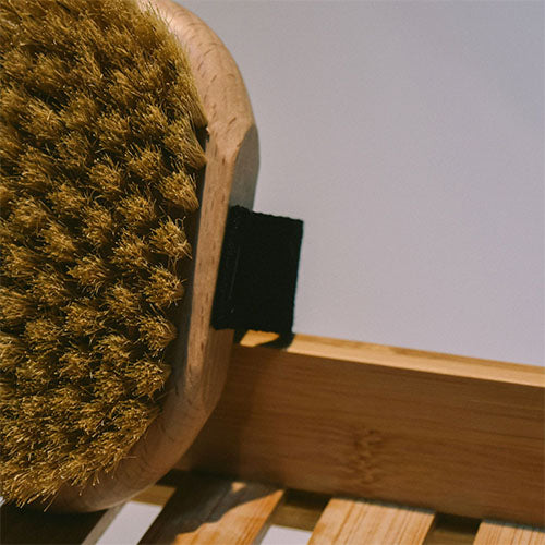 brosse drainage lymphatique, brossage à sec