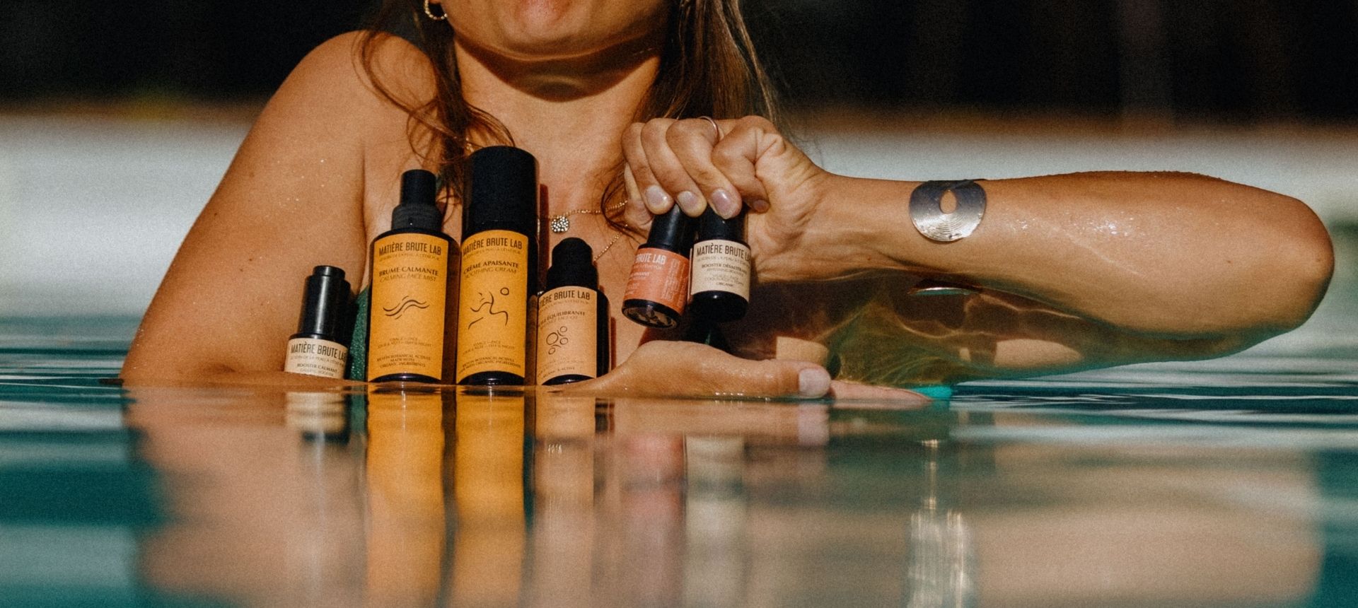 Routine de beauté biologique visage apaisante