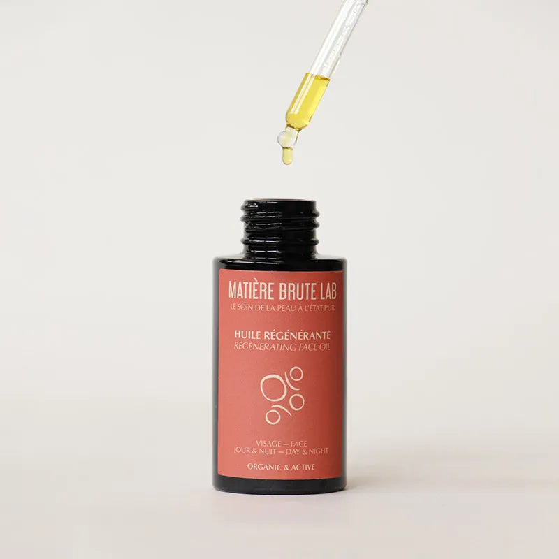 Huile visage régénérante, peau mature anti ride