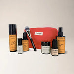Trousse soins cosmétiques biologiques visage