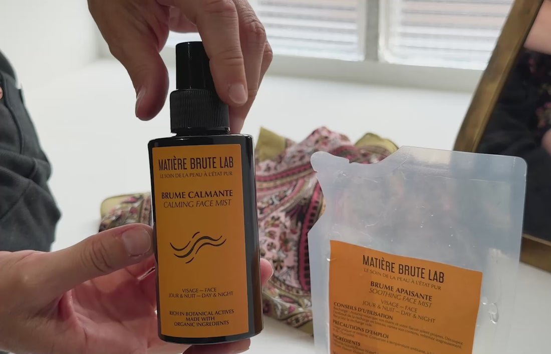 comment recharger ma brume visage biologique décongestionnante
