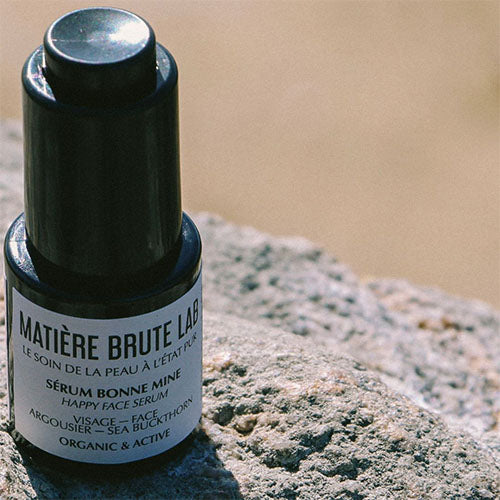Sérum bonne mine à l'huile d'argousier, teint hâlé naturel, éclat, soin cosmétique éclat 100% biologique